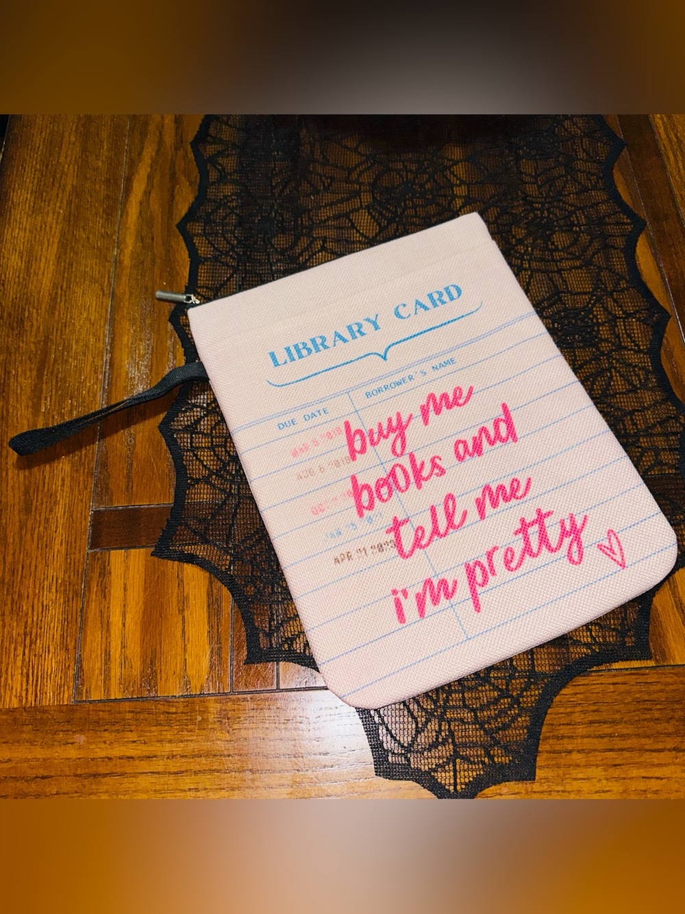 Bookish Buy Me Books and Tell Me I’m Pretty Book Sleeve